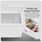 Baridi Freestanding Chest Freezer 299L Capacity - White DH260