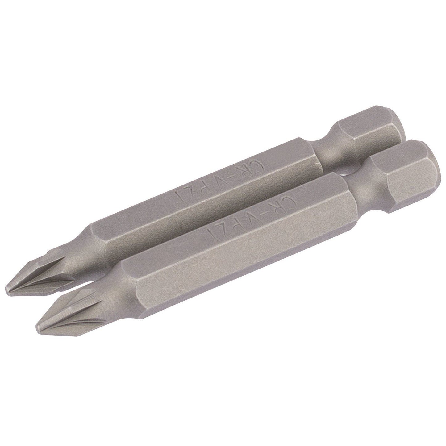 1x Pack Of 2 Draper No. 1 1/4" Hex PZ Type Insert Bit - 50mm Long - 64227