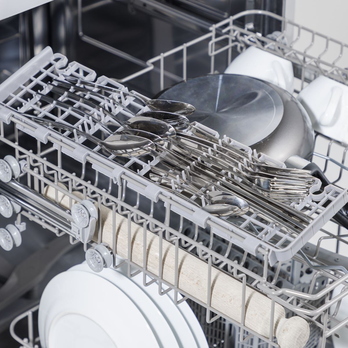 Baridi Freestanding Dishwasher 60cm Wide 13 Place Settings - Silver DH280