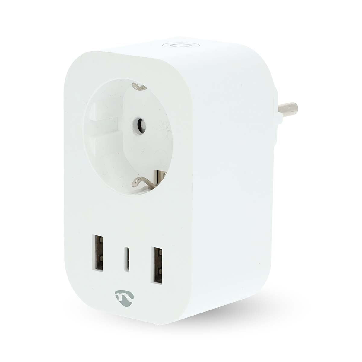 Nedis EU SmartLife Smart Plug Wi-Fi Type F (CEE 7/7)/1x USB-C/2x USB