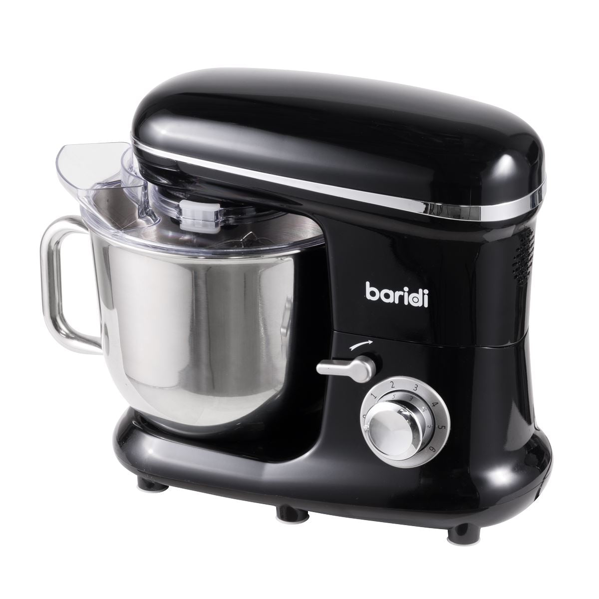 Baridi 1500W Stand Mixer with Accessories 6L - Black DH173