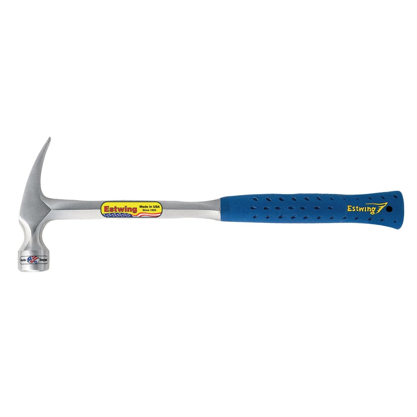 Estwing E3/24SM Milled Face Straight Framing Hammer, 24oz/672g, 16"
