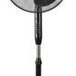 Nedis Stand Fan 40cm 3-Speed Oscillation 40W Adjustable height Shut-off Timer - FNST15CBK40