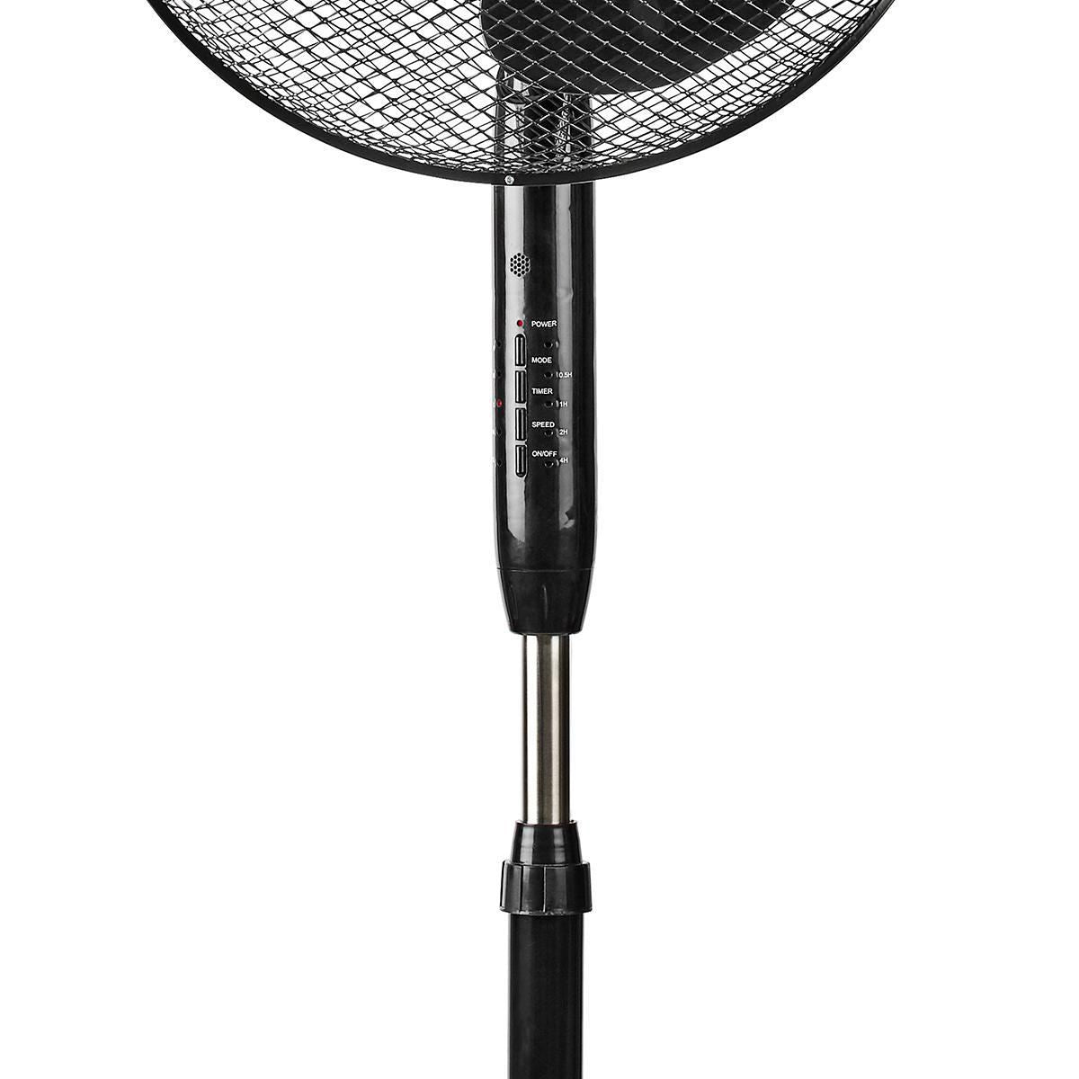Nedis Stand Fan 40cm 3-Speed Oscillation 40W Adjustable height Shut-off Timer - FNST15CBK40