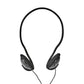 Nedis Wired Headphones 2.1m Round Cable On-Ear Black - HPWD1105BK