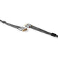 Composite Video Cable 3x RCA Male to 3x RCA Male Gun Metal Grey Braided Cable - CVTB24300GY20