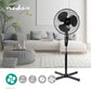Nedis Stand Fan Diameter 40 cm 3-Speed Oscillation 45W Adjustable height Black