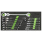 Sealey Siegen Flexi-Head Combination Ratchet Spanner Set 15pc S01329
