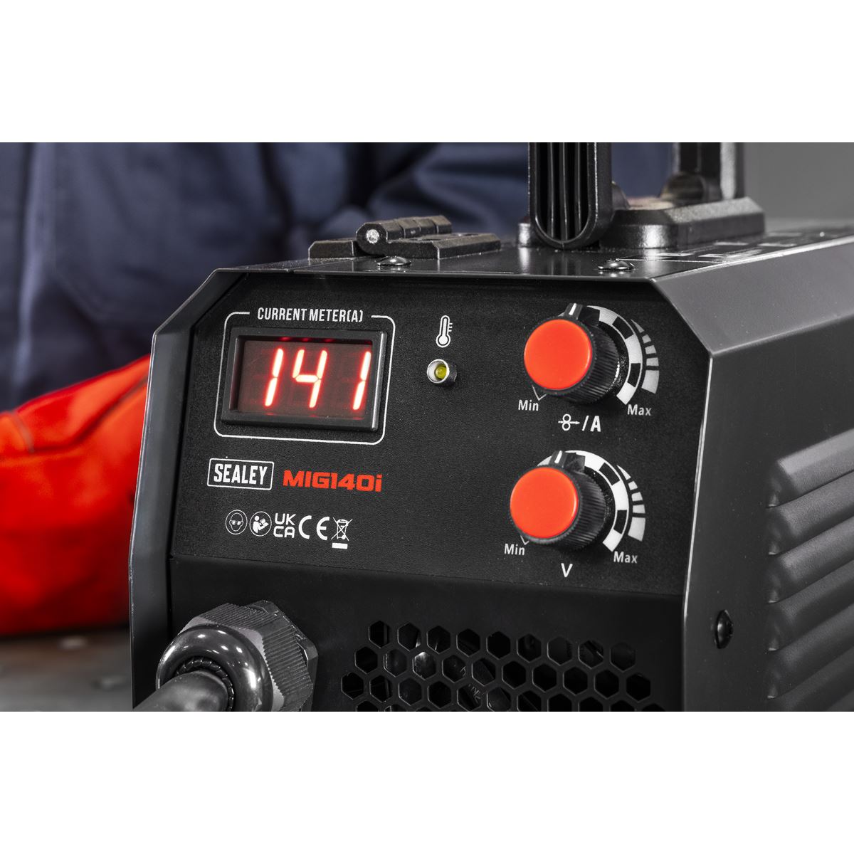 Sealey Flux Cored Gasless MIG Inverter Welder 140A MIG140i