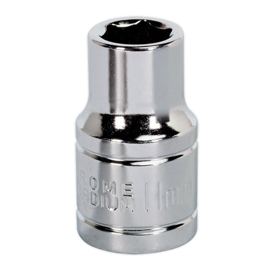 Sealey WallDrive Socket 11mm 1/2"Sq Drive S0649
