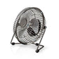 Nedis Metal Mini Fan 15cm Diameter USB Powered Gun Metal - FNDK1GM15