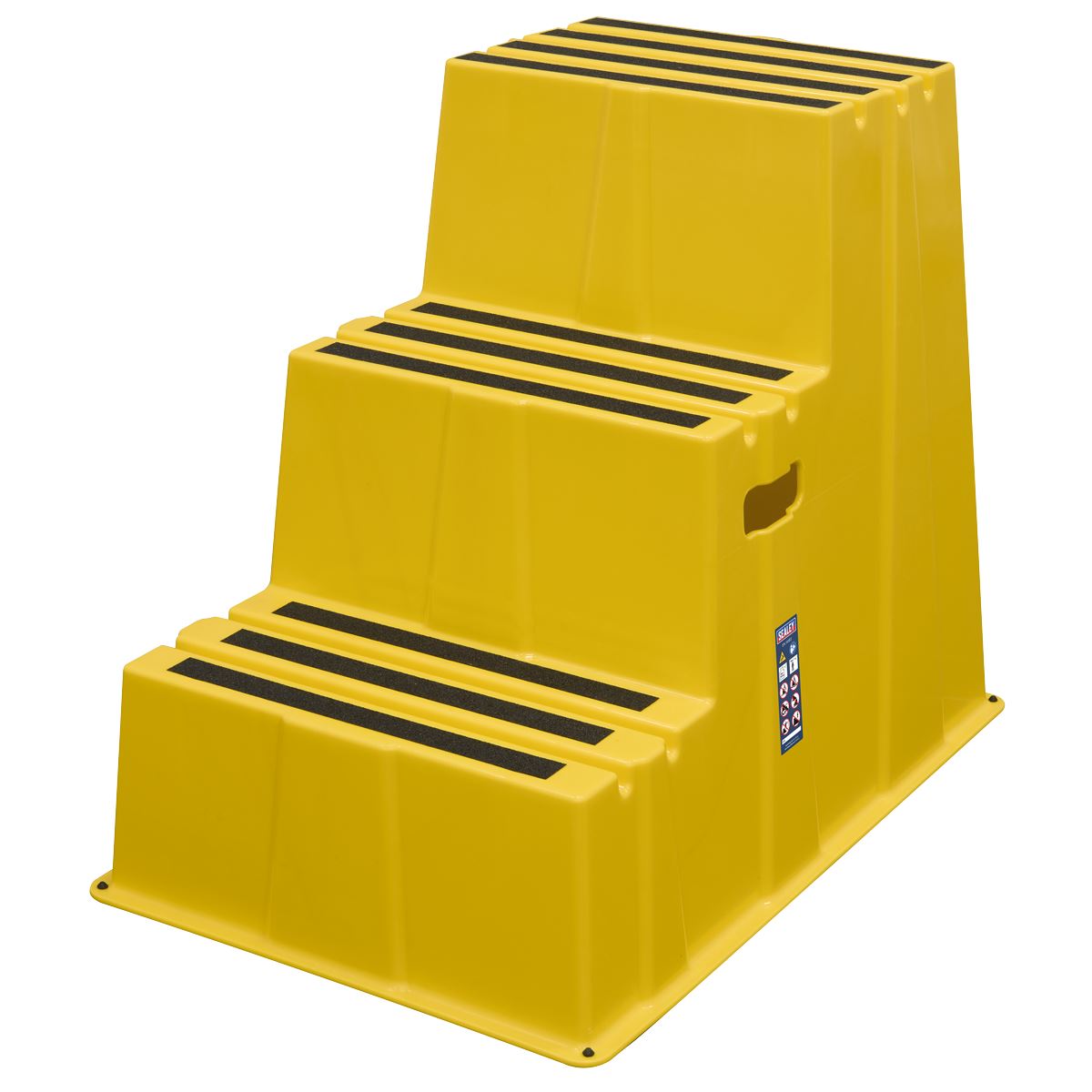 Sealey Heavy-Duty 3-Step Safety Steps with Anti-Slip Treads 150kg Capacity