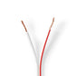 Nedis Speaker Cable 2x 1.50 mm2 100m Reel White - CABR1500WT1000
