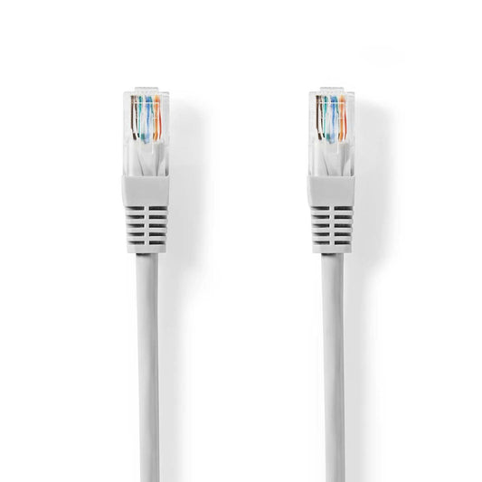 Nedis CAT5e Cable U/UTP RJ45 Male to Male 30m Round PVC Grey