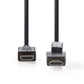 Nedis High Speed HDMI Cable to HDMI Connector Rotatable 1.5m Black