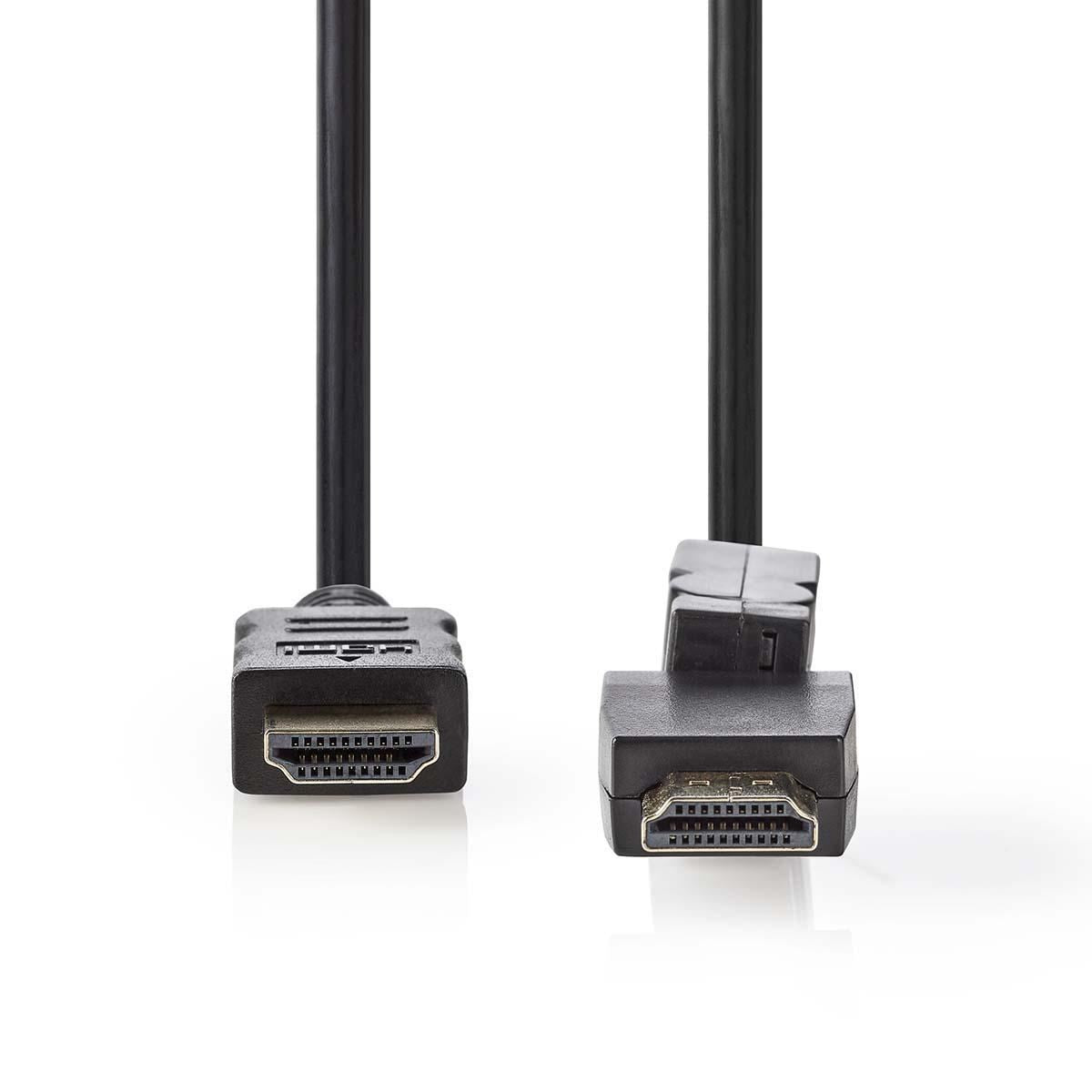 Nedis High Speed HDMI Cable to HDMI Connector Rotatable 1.5m Black