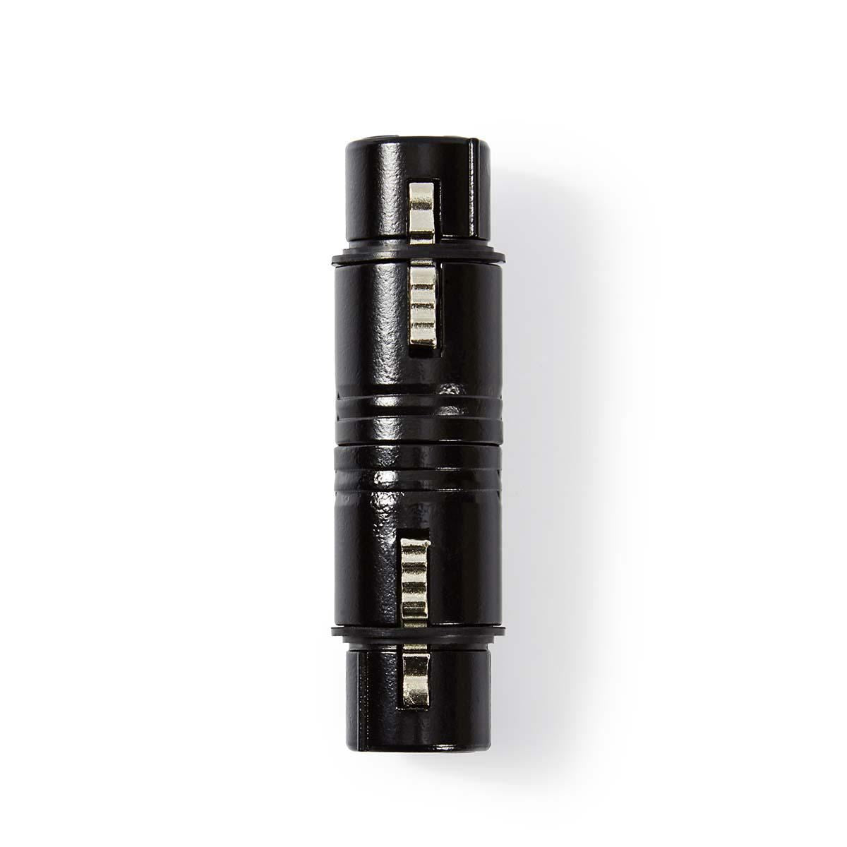 Nedis XLR Coupler XLR 3-pin Female to XLR 3-pin Female Black COTP15920BK