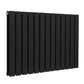 Baridi Horizontal Radiator Contemporary Double Flat Panel Design 600 x 910mm