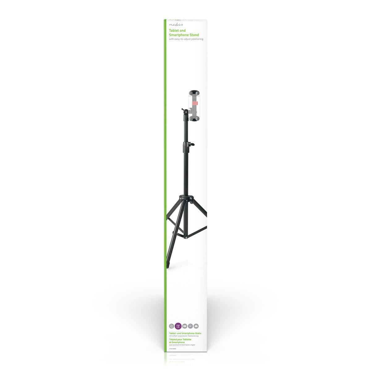 Nedis Tablet and Smartphone Mount Floor Stand 4 to 12" Full Motion - TFSD100BK