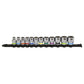 Sealey Socket Set 12pc 3/8"Sq Drive 6pt WallDrive Metric AK2660