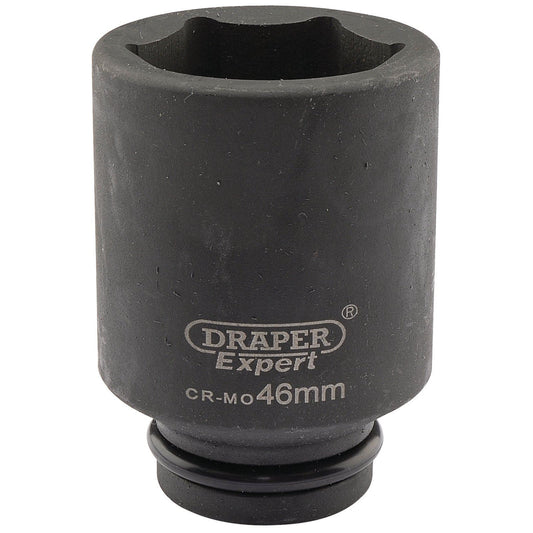 Draper Expert 46mm 3/4" Square Drive Hi-Torq 6 Point Deep Impact Socket - 05077