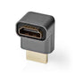 Nedis 270° HDMI Female to HDMI Male 270 Degree Coupler Gold Plated Gunmetal ARC - CVTB34902GY