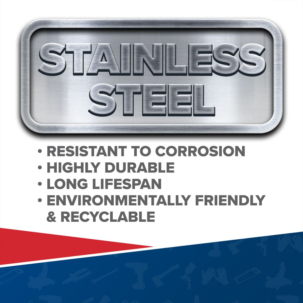 Sealey Stainless Steel Bucket Trowel - Rubber Handle - 180mm T1204