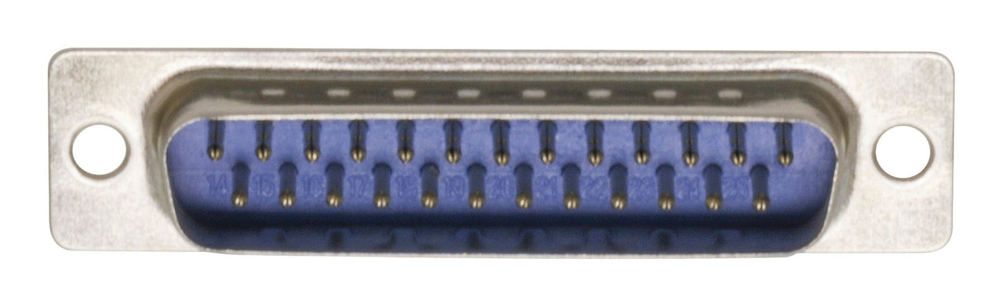 (Disc) GlaxioÂ® Sub-D Plugs 25p Gold Plated D-Connector solder bucket termination 25 Pin DSC-025 LL IG1.LL.100 stocked