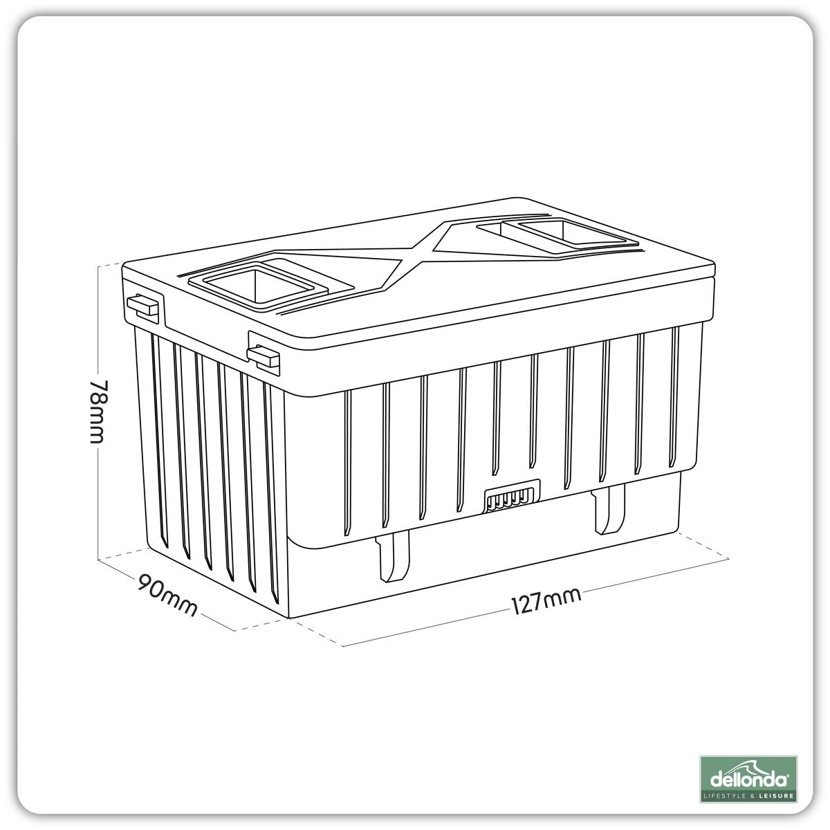 Dellonda Battery for Portable Fridges 11.1V DL169