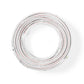 Nedis Speaker Cable 2x 1.50 mm2 25.0m Wrap White CAGW1500WT250