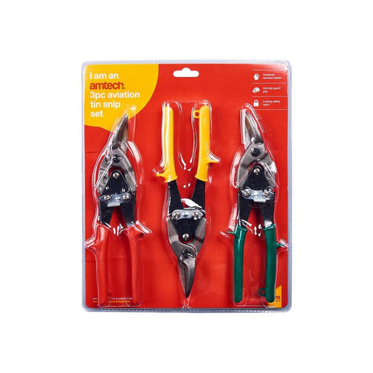 Amtech 3pc Aviation Tin Snip