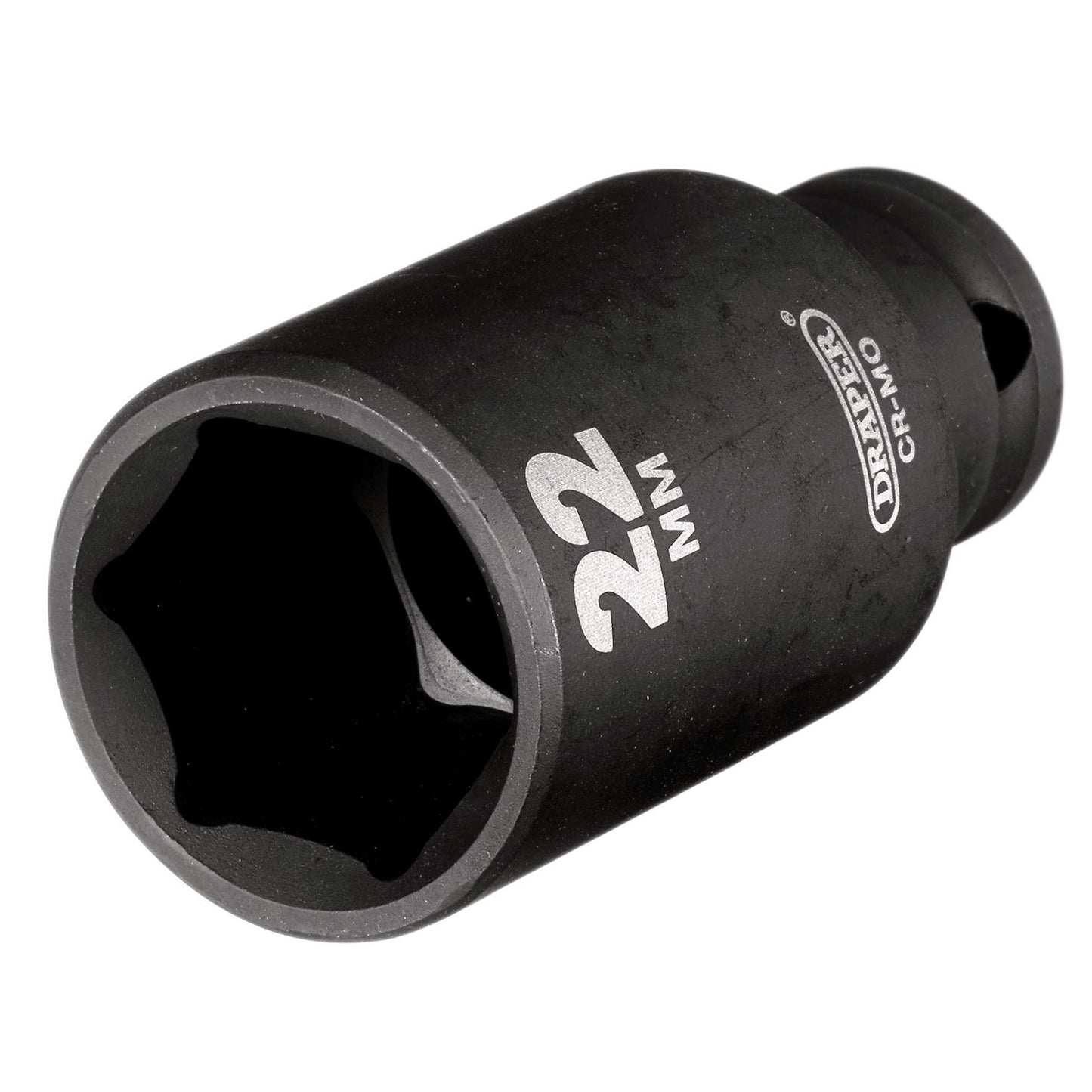 Draper HI-TORQ Metric Deep Impact Socket, 3/8" Sq. Dr., 22mm