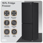 Baridi 47cm 70/30 Fridge Freezer, 157L Capacity Low Frost DH253
