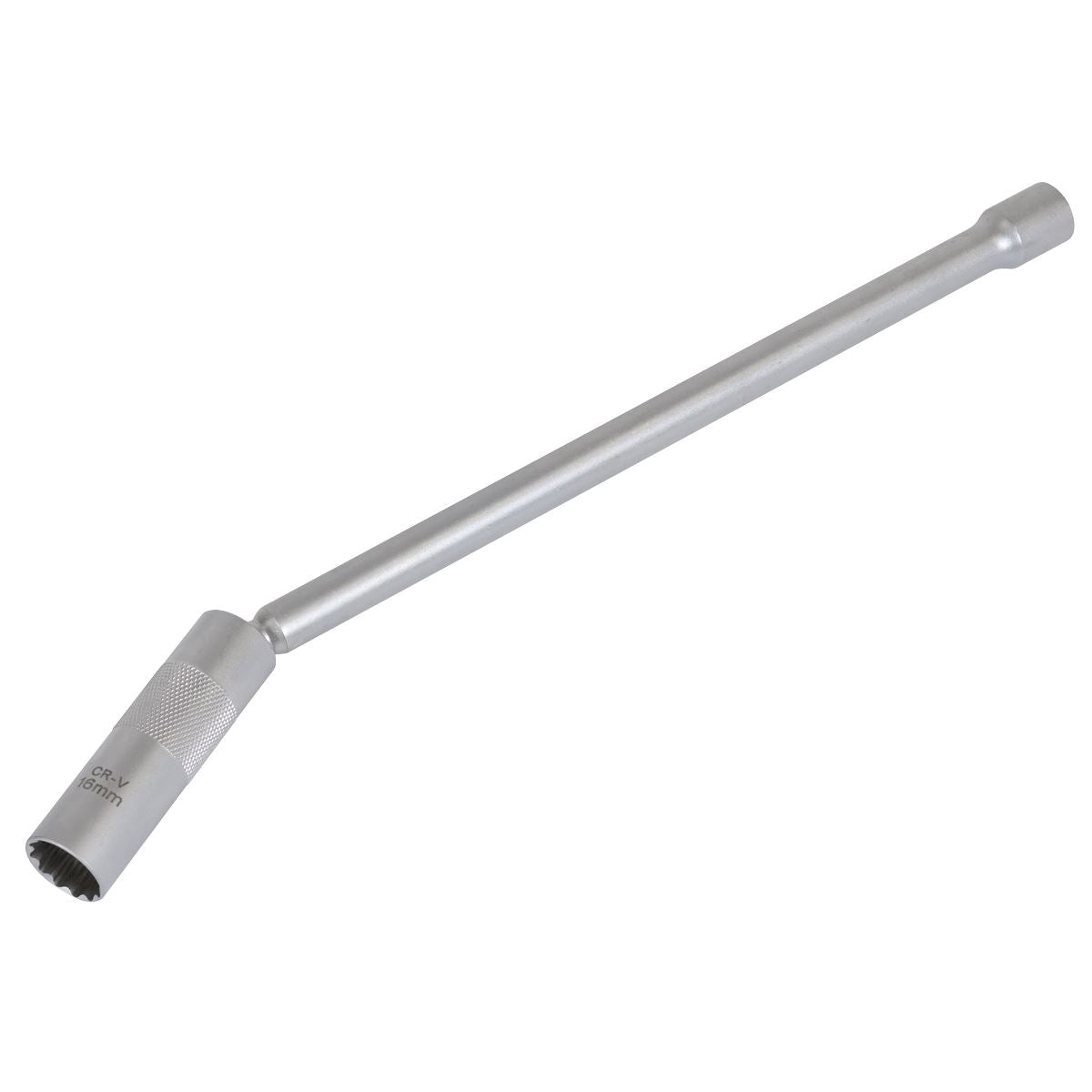 Sealey Spark Plug Socket w/ Universal Joint & Extension 3/8"Sq. Dr 12-Point 16mm