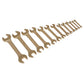 Sealey Double Open-End Spanner Set 13pc - Non-Sparking NS015