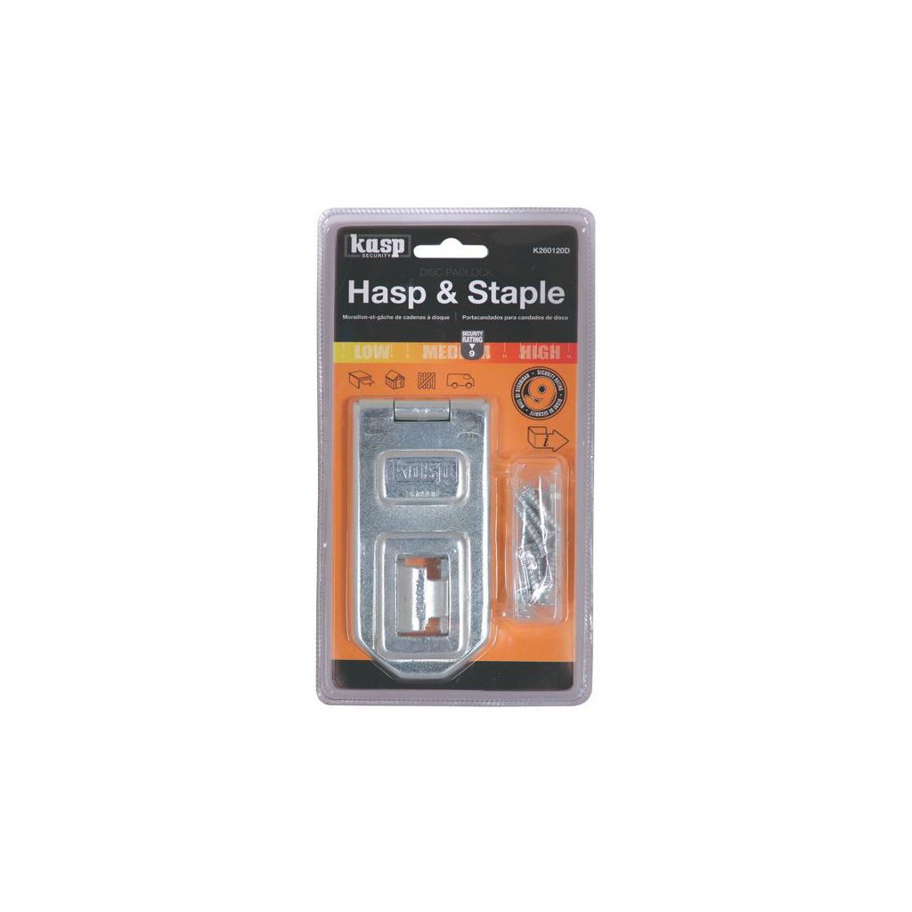 Kasp 260 Hasp & Staple 120mm K260120D