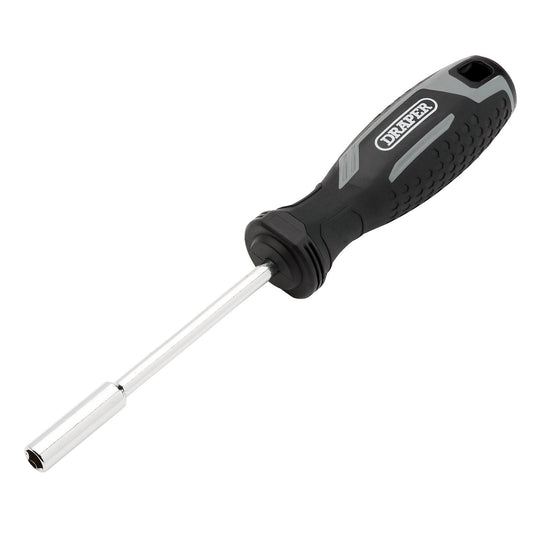 Draper Soft Grip Magnetic Screwdriver Bit Holder, 1/4" x 100mm