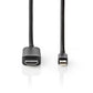 Nedis Mini DisplayPort Cable DisplayPort 1.4 Mini DisplayPort Male HDMI 2m - CCGP37604BK20