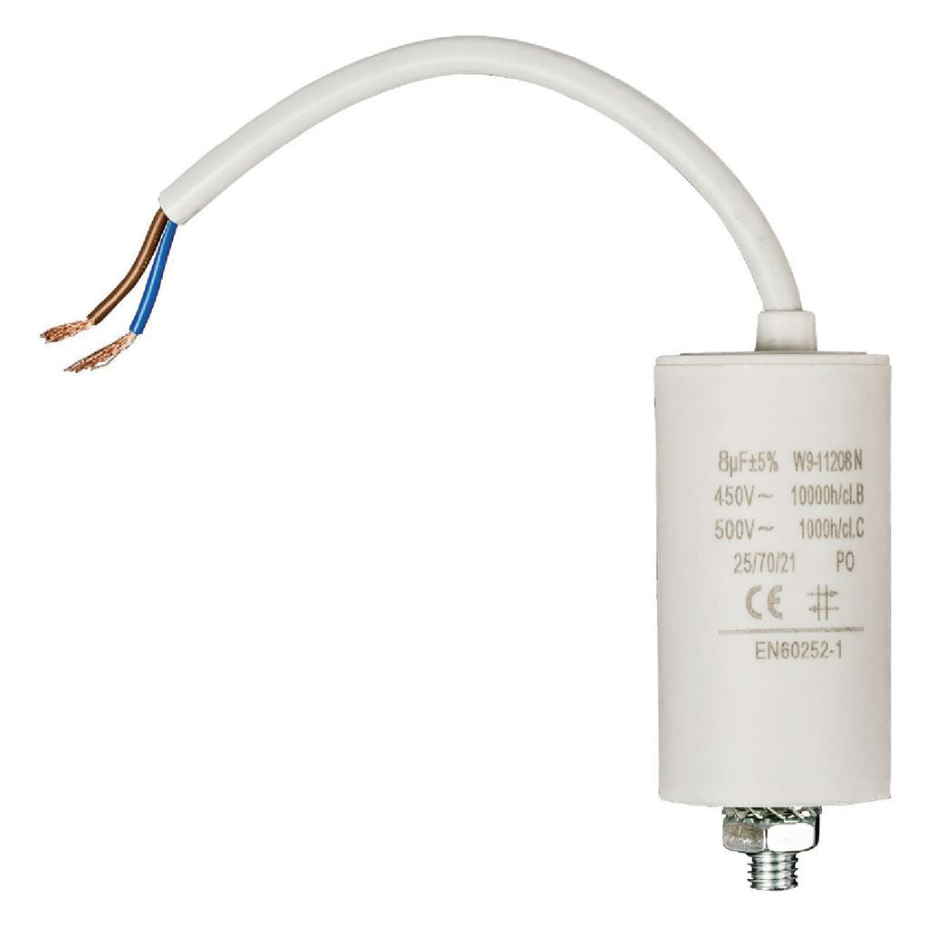 Fixapart 2x Capacitor 8.0uf / 450V + cable - W9-11208N