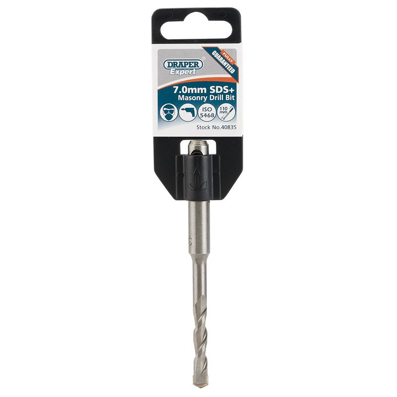 Draper SDS+ Masonry Drill Bit, 7.0 x 110mm DSDS/PB - 40835