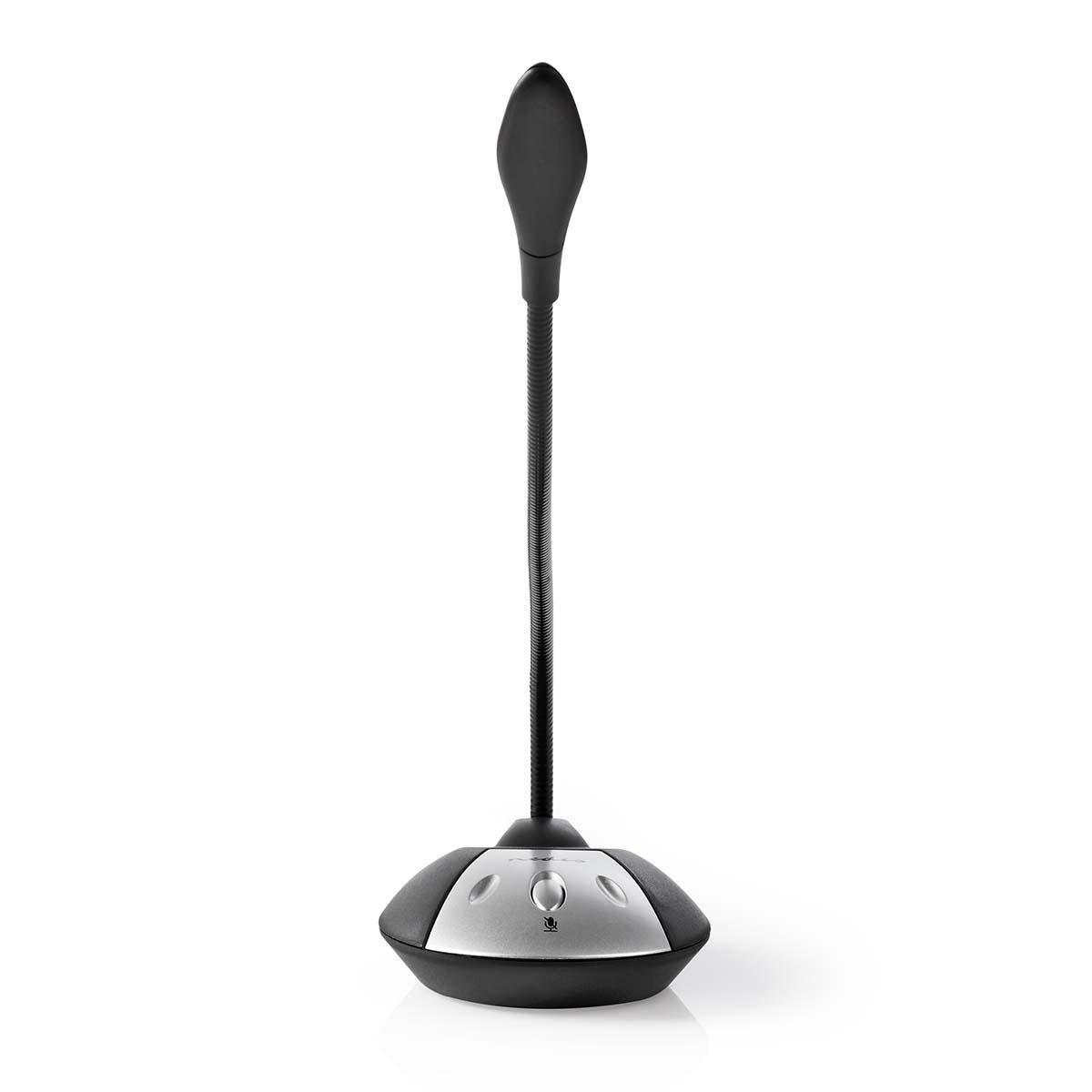 Nedis Wired Microphone USB Black/Grey MICDU100BK