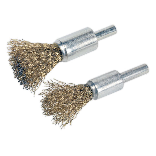 Sealey Decarbonising Brush Set 2pc VS1801