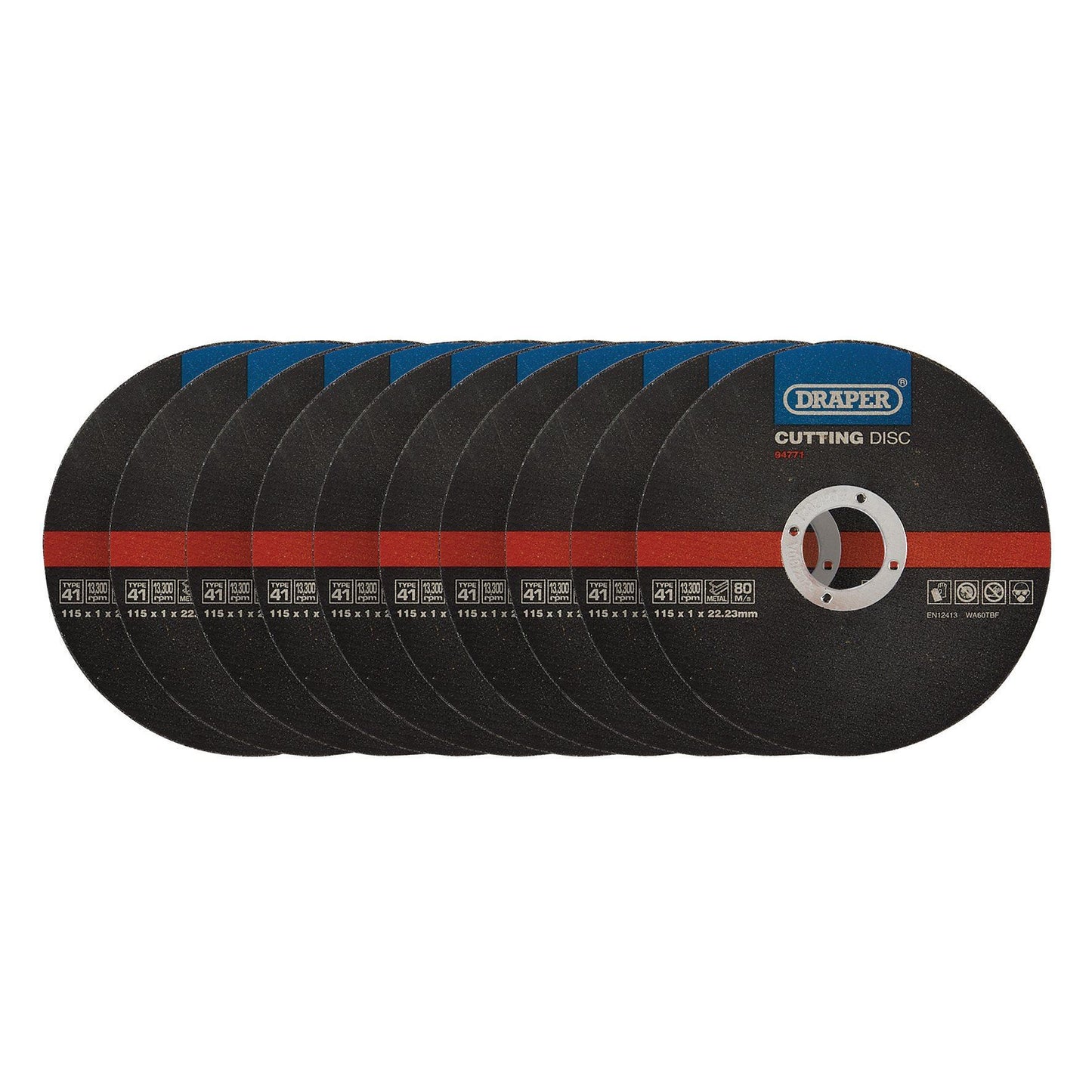 Draper Cut/Disc Metal - 115X1mm Tin CGF6