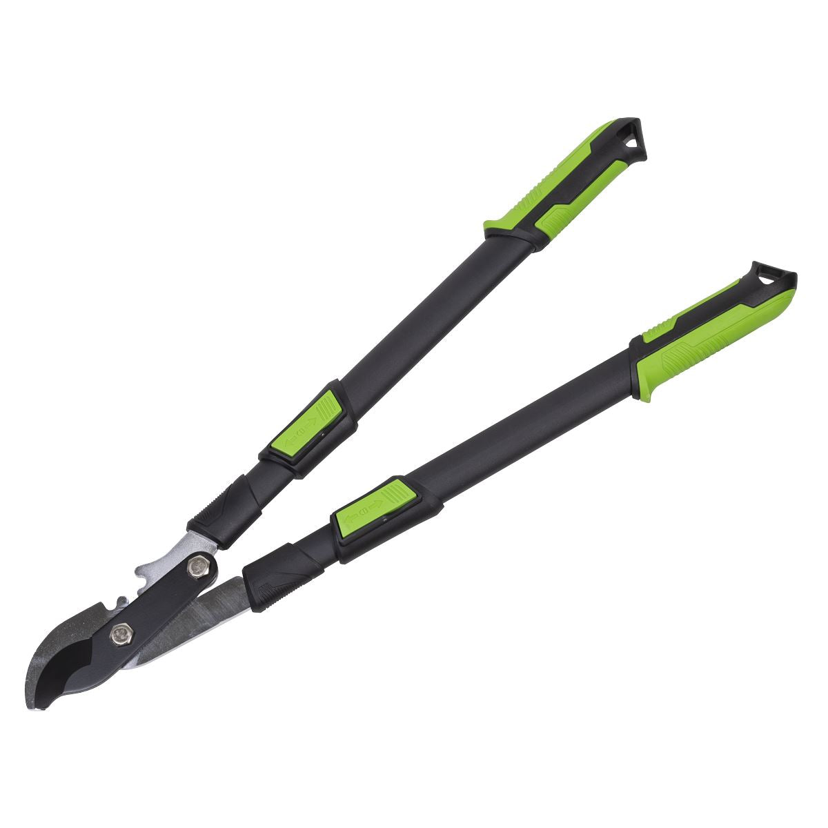 Sealey Telescopic Bypass Lopping Shears, Soft Grip, Geared & Carbon Steel Blade