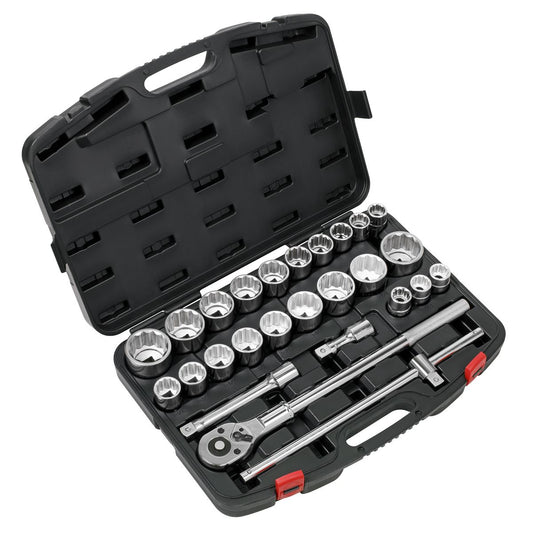 Sealey Socket Set 26pc 3/4"Sq Drive 12-point WallDrive AK2584