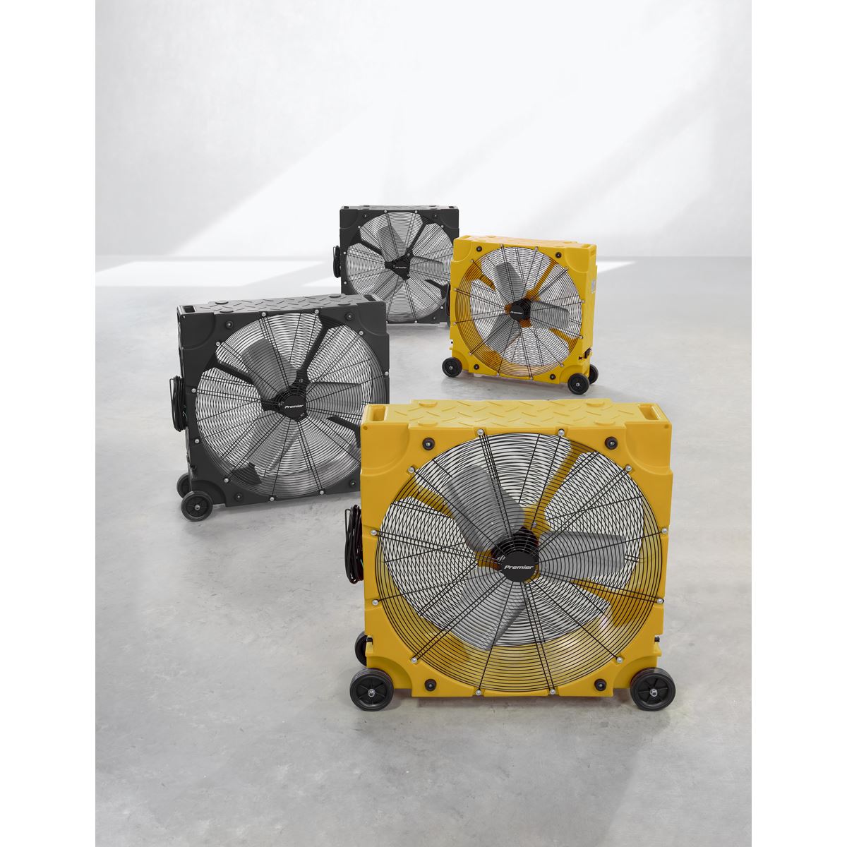 Sealey Premier 36" Industrial High Velocity Rotomold Drum Fan 3-Speed 110V