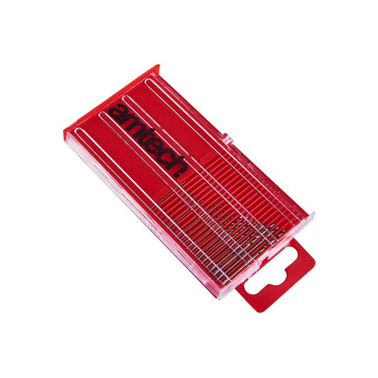 Amtech 20 Piece Hss Metal Micro Tiny Mini Small Drill Bit Set Metric 0.3mm-1.6mm - F0930