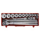 Sealey Socket Set 17pc 3/4"Sq Drive WallDrive Metric AK2597