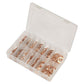 Sealey Copper Sealing Washer Assortment 250pc - Metric AB020CW