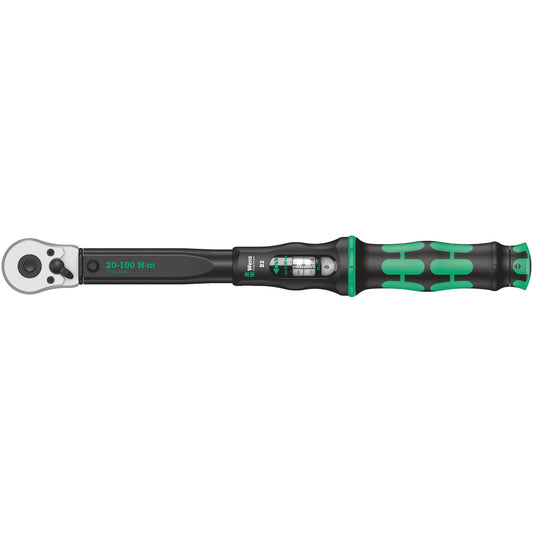 Wera Click Torque B 2 Torque Wrench/Spanner 20 - 100Nm 3/8"  Sq. 075611